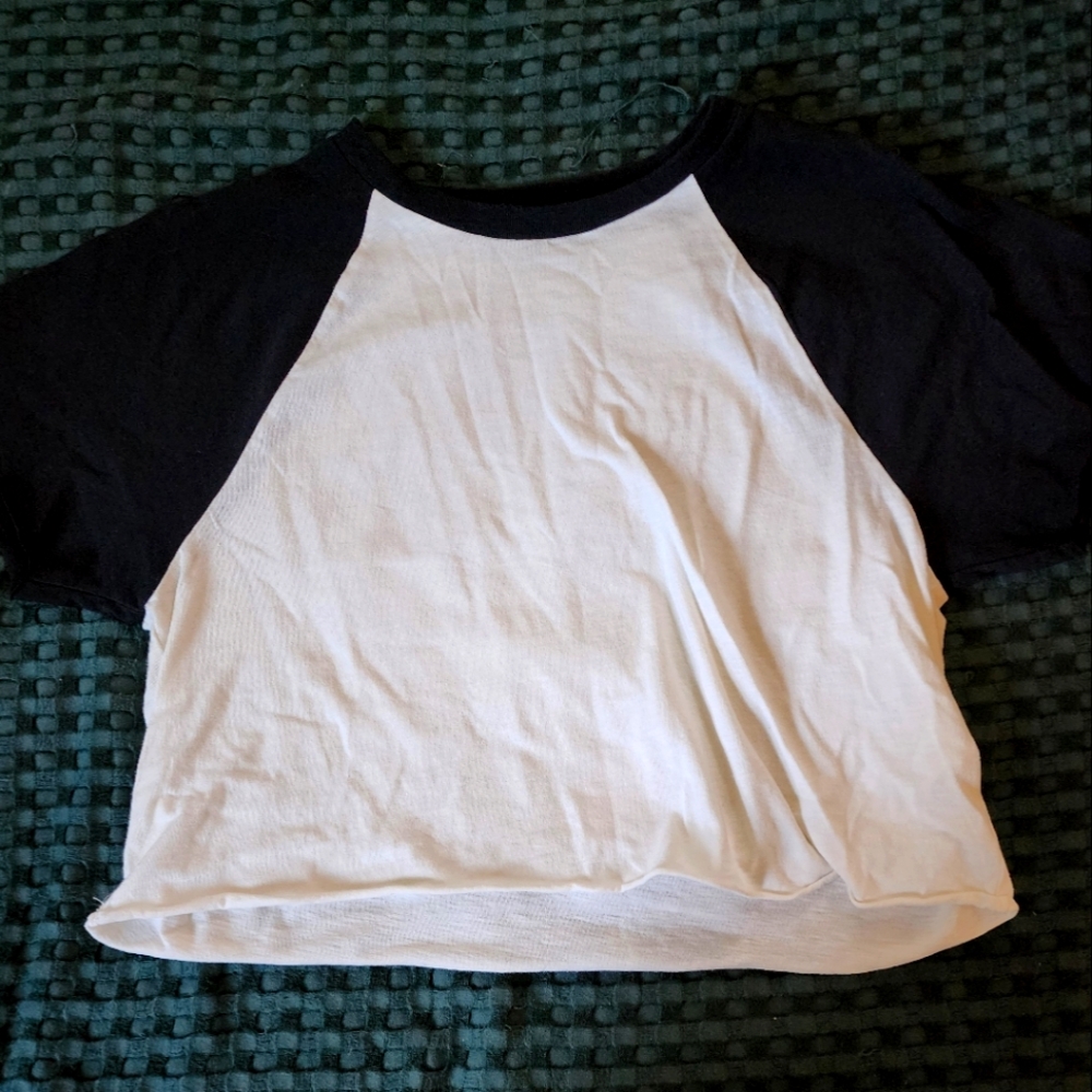 Aerie Cropped Raglan T-Shirt